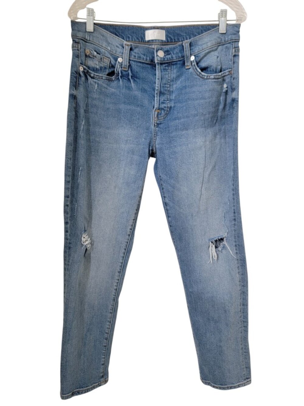 7 for all Mankind Size 29 "Josefina" Slim Boyfriend Denim Blue Jeans